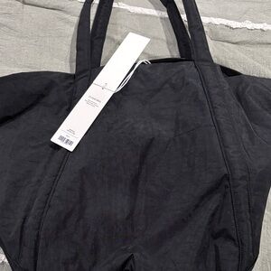 Baggu black cloud tote bag nwt